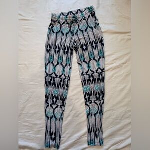 INC International Concepts size SMALL abstract/aztec print drawstring pants! EUC